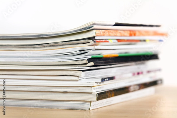 Obraz Stapel Zeitschriften