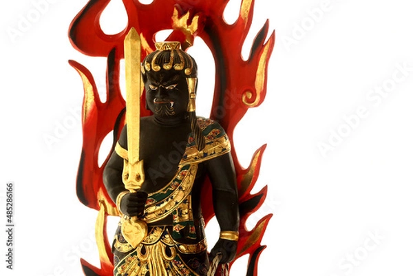 Obraz 真言宗の仏像 不動明王物撮りコピースペース2