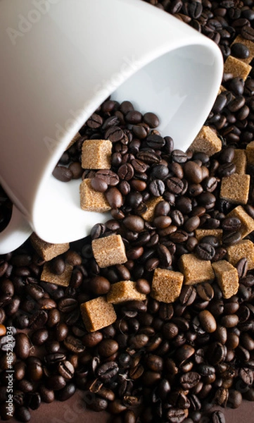 Obraz coffee and sugar 