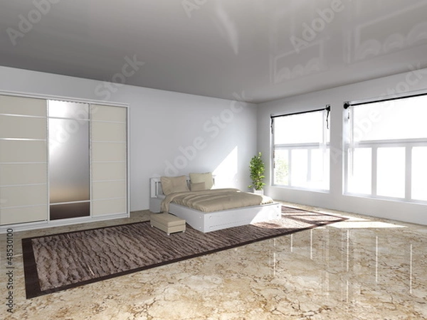 Fototapeta modern bedroom interior