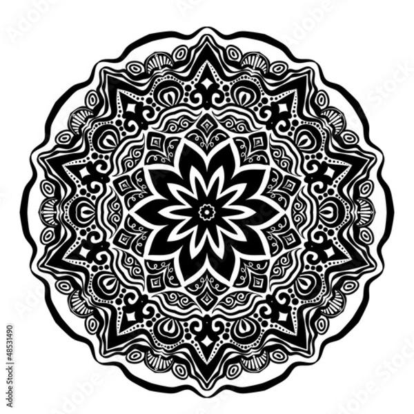 Obraz ornamental lace pattern