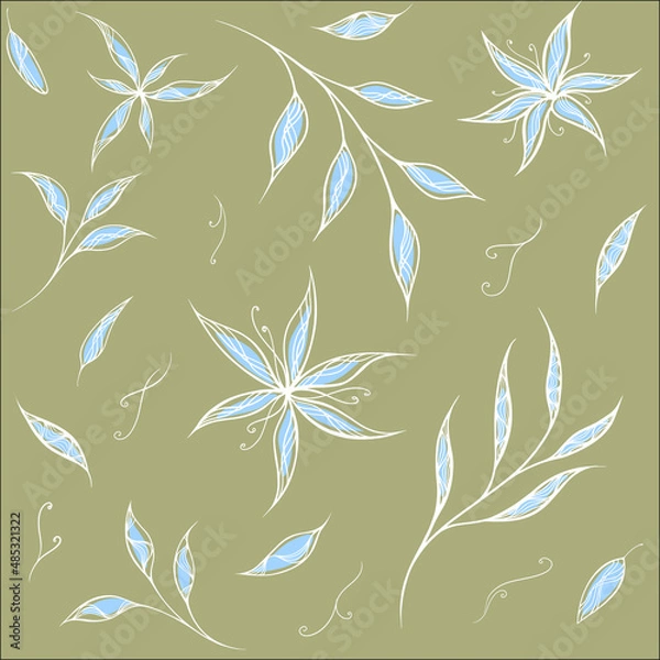 Obraz Pattern with flora
