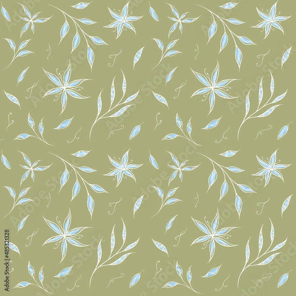 Obraz Pattern with flora