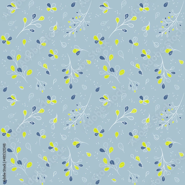 Obraz Pattern with abstract flora