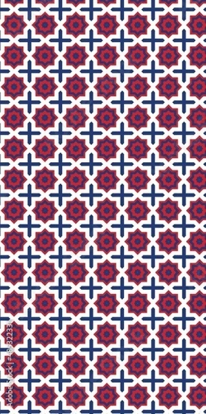 Fototapeta seamless pattern with stars