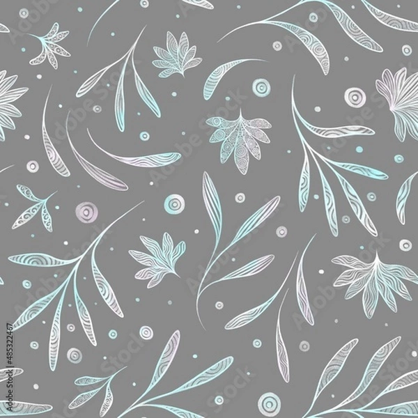 Obraz Pattern with abstract flora