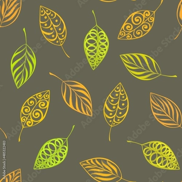 Obraz Pattern with leaves