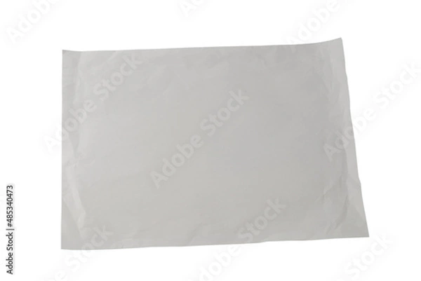 Obraz Crumpled white paper background.