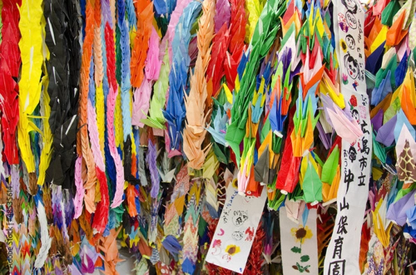 Obraz Tysiące dźwigów origami