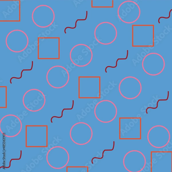 Fototapeta graphic pattern seamless pattern for design and decoration of paper and fabrics