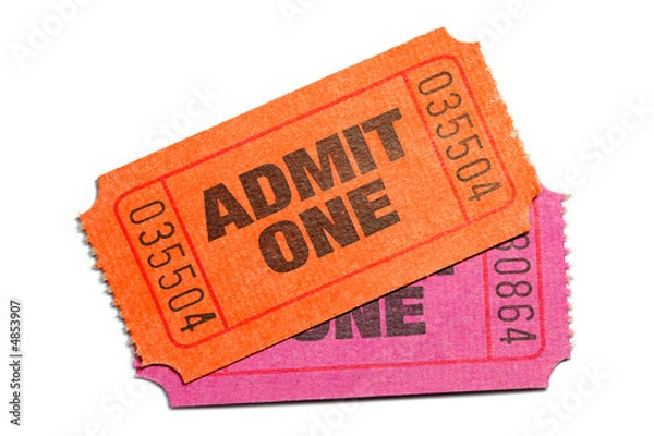 Obraz Admit One