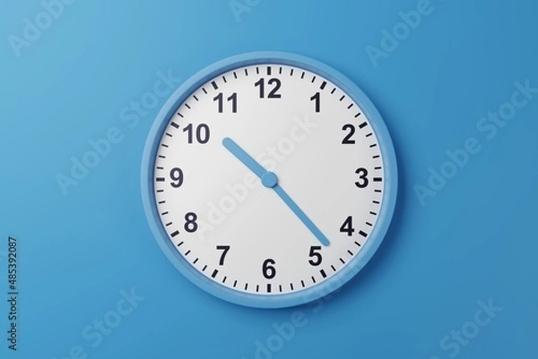 Fototapeta 10:23am 10:23pm 10:23h 10:23 22h 22 22:23 am pm countdown - High resolution analog wall clock wallpaper background to count time - Stopwatch timer for cooking or meeting with minutes and hours