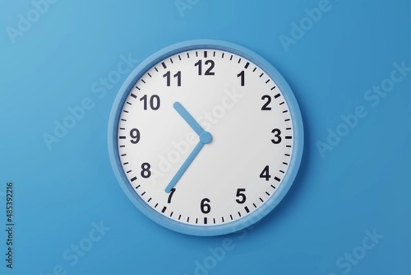 Fototapeta 10:36am 10:36pm 10:36h 10:36 22h 22 22:36 am pm countdown - High resolution analog wall clock wallpaper background to count time - Stopwatch timer for cooking or meeting with minutes and hours