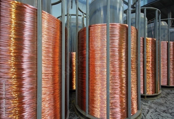 Obraz Copper wire spool