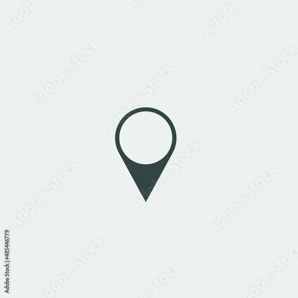 Obraz location vector icon illustration sign