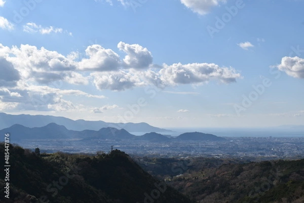 Obraz 青空と雲の風景