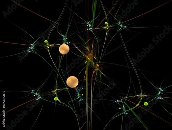 Fototapeta Imaginatory fractal abstract background Image