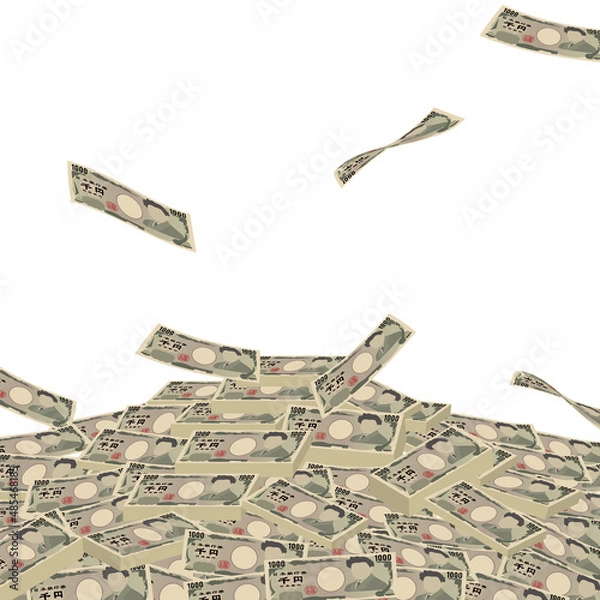 Fototapeta 千円　札束　お札　お金　現金