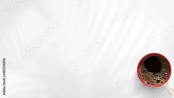 Fototapeta Top View Copyspace Desktop For Advertisment Text.
