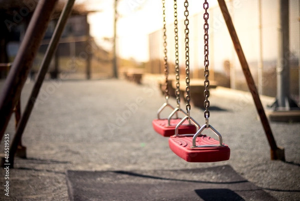 Fototapeta 公園のブランコ