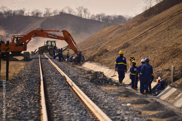 Obraz Railway construction