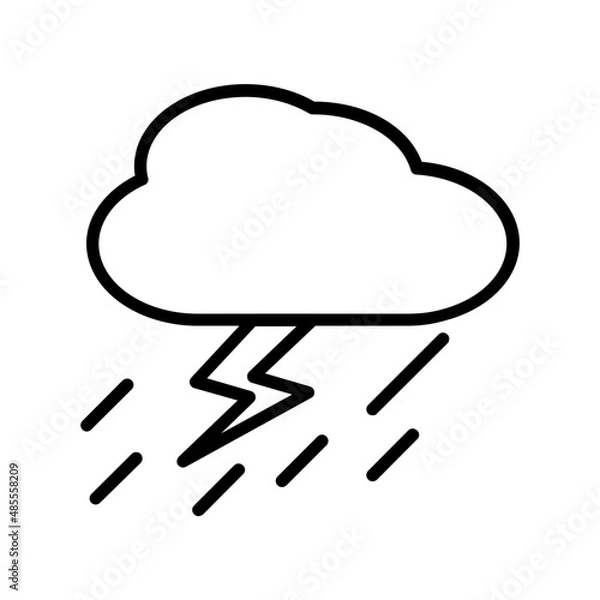 Fototapeta Storm Icon