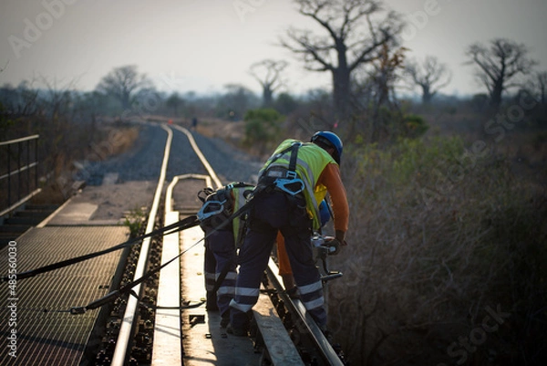 Obraz Railway construction