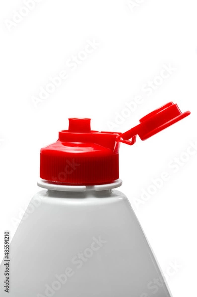 Obraz Washing-up liquid bottle isolated on white background