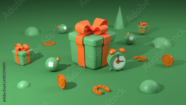 Obraz 3D illustration. St. Patrick's Day