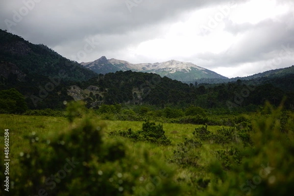 Obraz landscape with clouds
