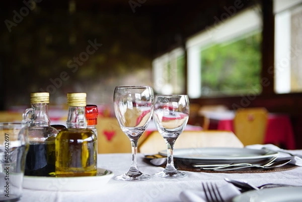 Obraz table setting at restaurant, Lanin