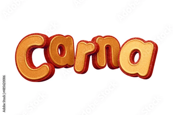 Obraz 3D carnival logo