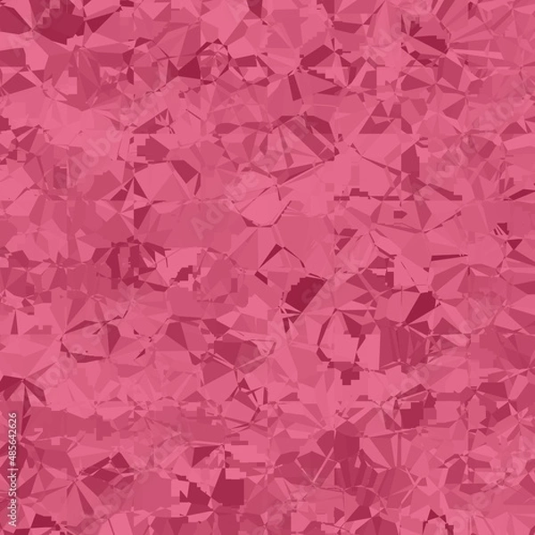 Fototapeta Abstract macro crystal geometric background texture Cerise color. Random pattern background. Texture Cerise color pattern background.