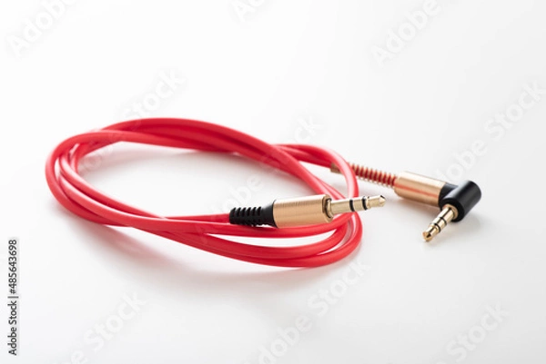 Obraz Red AUX cable