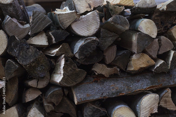 Obraz stack of wood