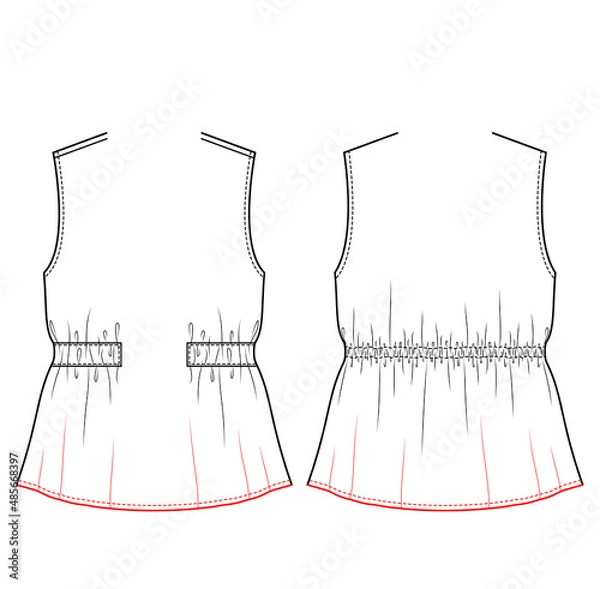 Obraz shirt bodies and tops