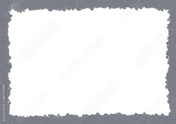 Obraz 灰色の水彩画フレーム　グレー素材