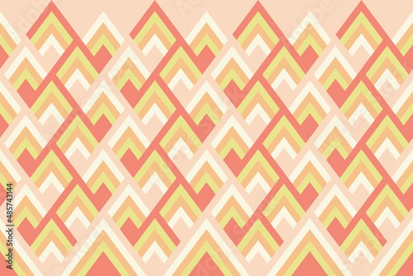 Fototapeta colorful orange abstract pattern seamless background