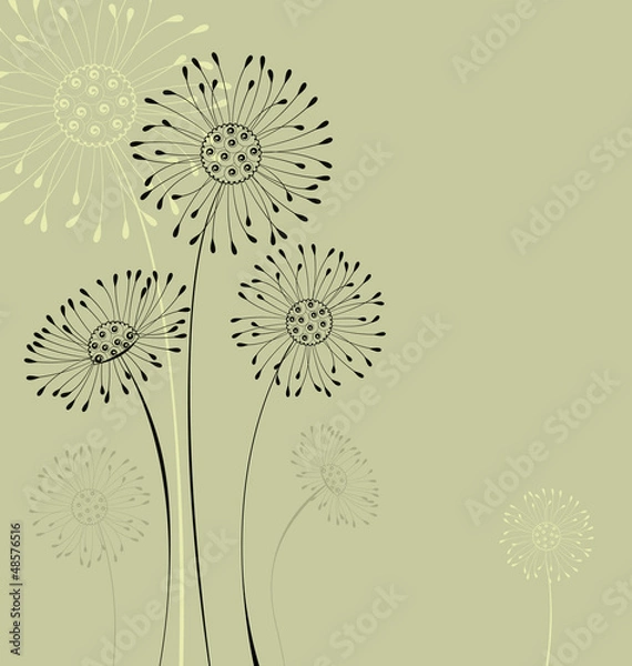 Obraz floral background