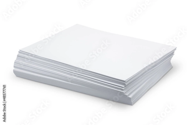 Obraz Stack white paper isolated