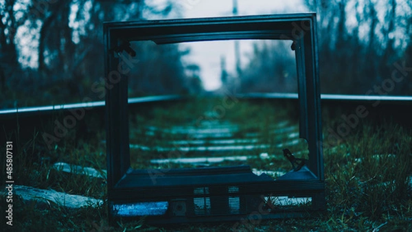 Fototapeta Broken TV
