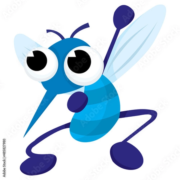 Obraz Cartoon mosquito
