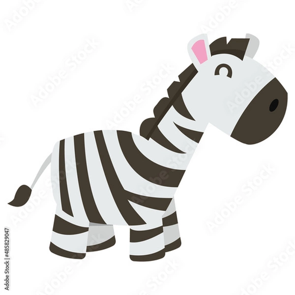 Fototapeta Cartoon Zebra