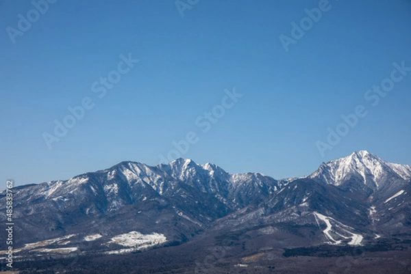 Obraz snow covered mountains