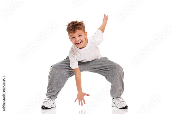 Obraz Chłopiec tańczy