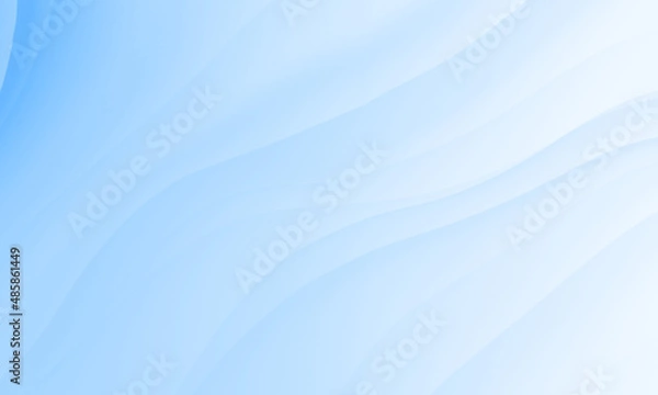 Fototapeta Abstract blue white colors gradient with wave  texture healthcare background.
