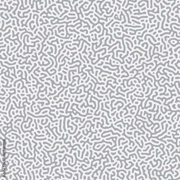 Obraz Vector seamless abstract background with rounded lines and drops.