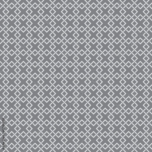 Obraz Vector geometric seamless pattern with squares and lines