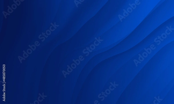 Obraz Abstract blue colors gradient with wave  texture technology background.