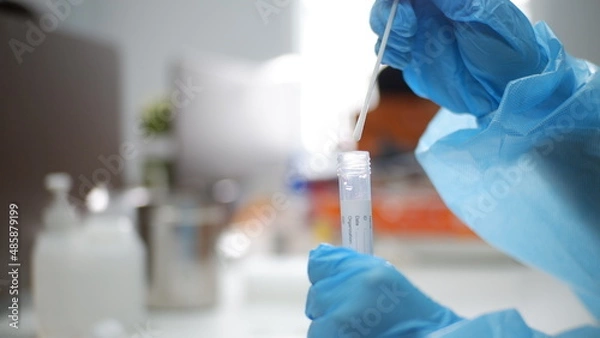 Fototapeta Swab Test